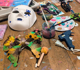 Masks as Inner Landscape Family Art Workshop